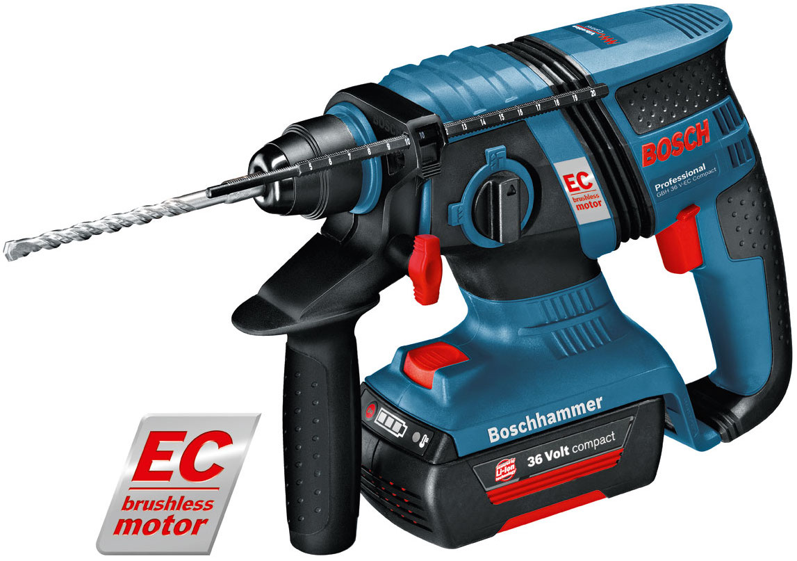 Bosch Cordless Rotary Hammer 18mm 36V GBH36V-EC